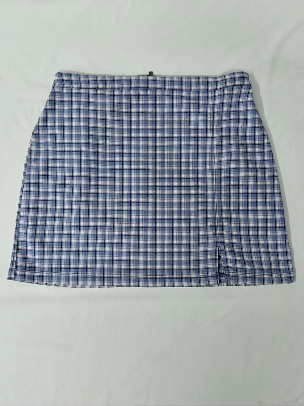 Blue Plaid Hollister Mini Skirt | Y2K Preppy Coquette